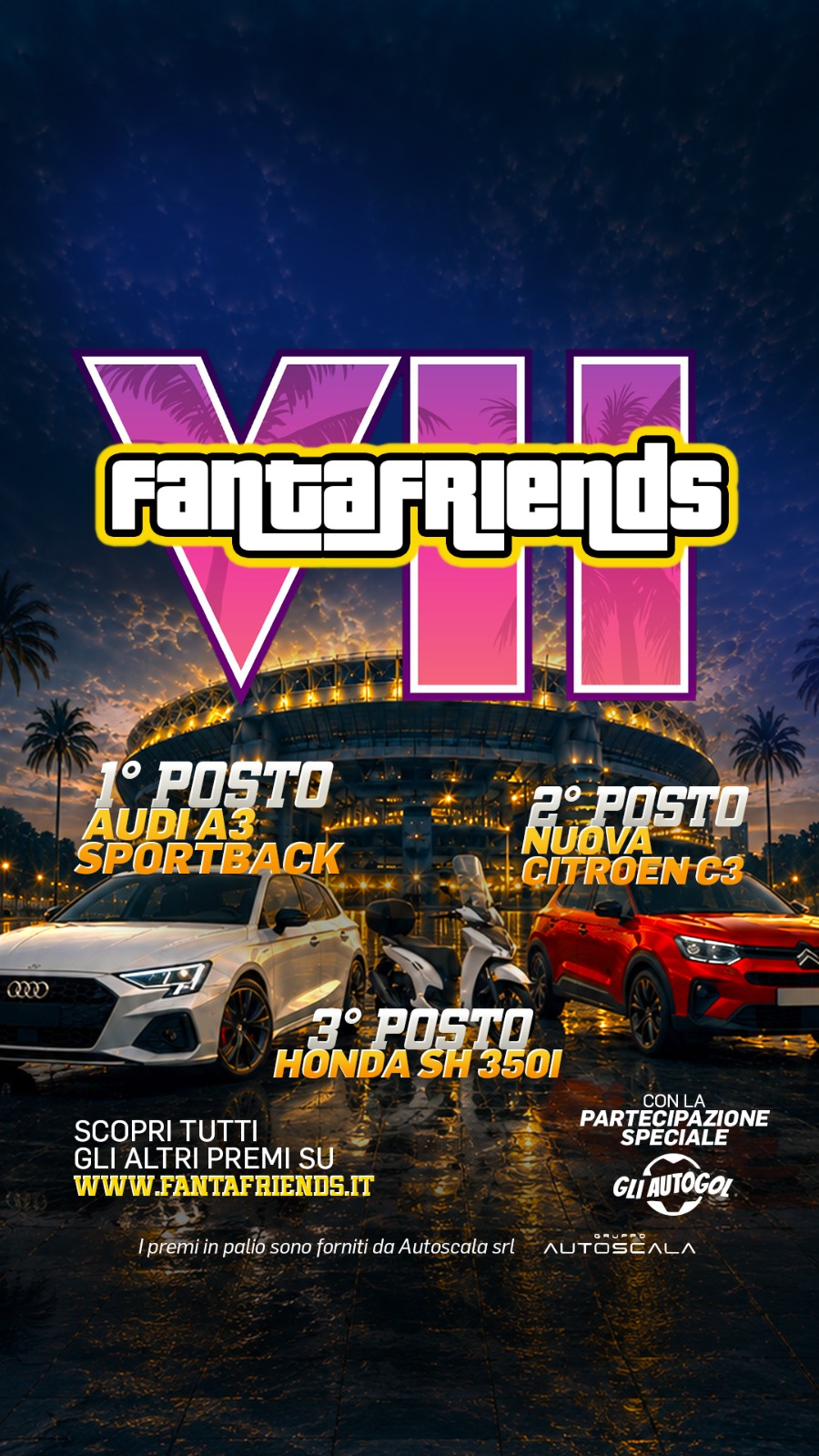 Locandina premi Fantafriends Classic 2026/2027
